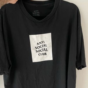 anti social social club shirt